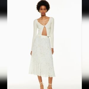 NEW Aritzia Wilfred Twirl Skirt Midi